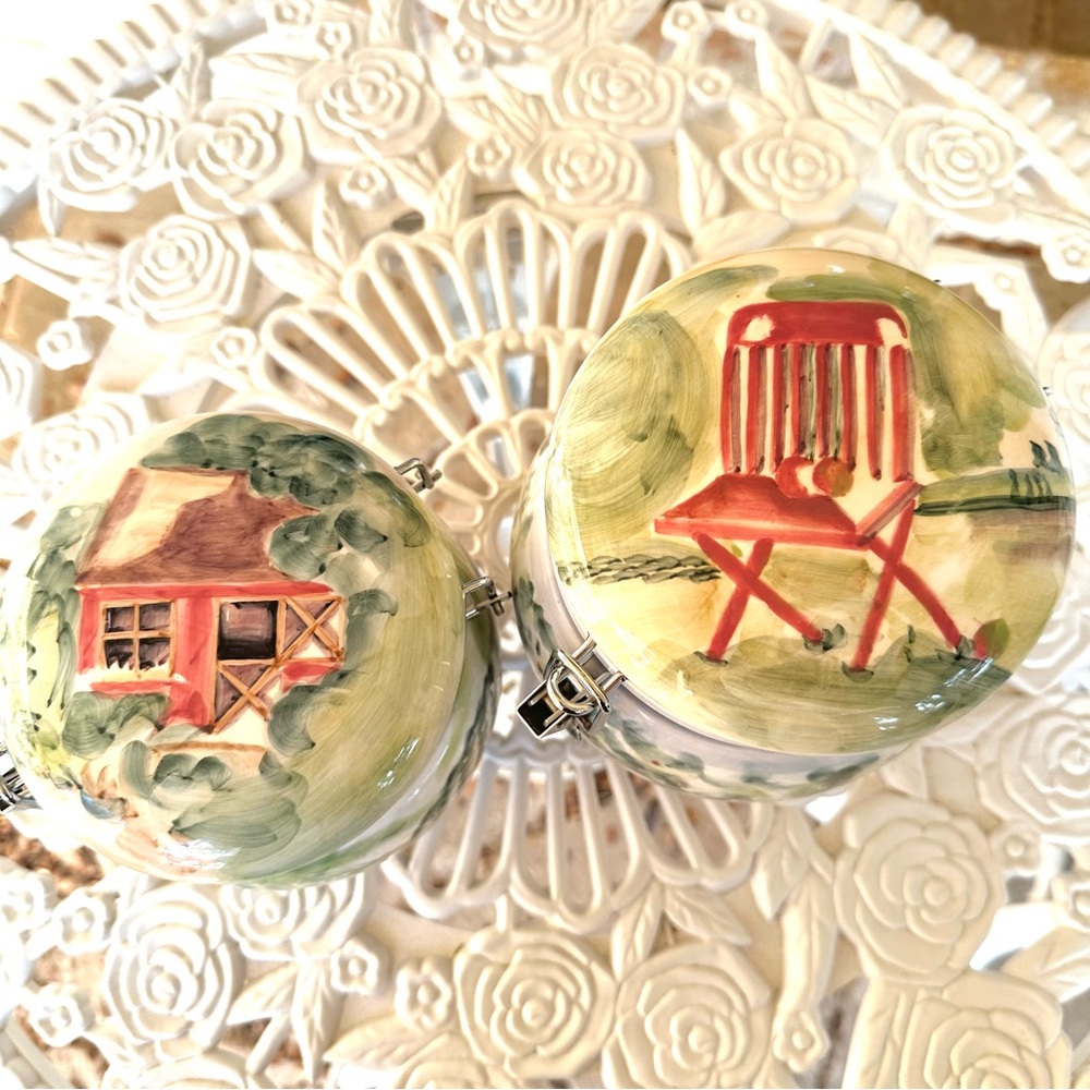 Michal Sparks French Landscape Ceramic Collectors Cookie Jars - Picture 3 of 7